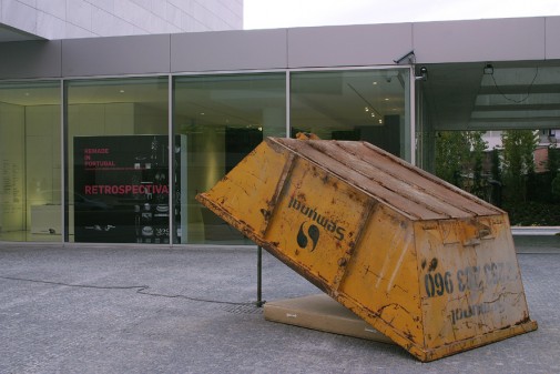 Vista da obra na exposição "Retrospectiva", na Fundação EDP, Porto